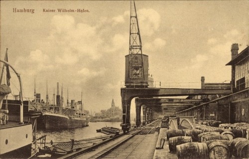 Hamburg kaiser wilhelm - ak,