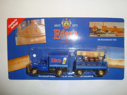 Biertruck blauer oldi truck - biertruck,